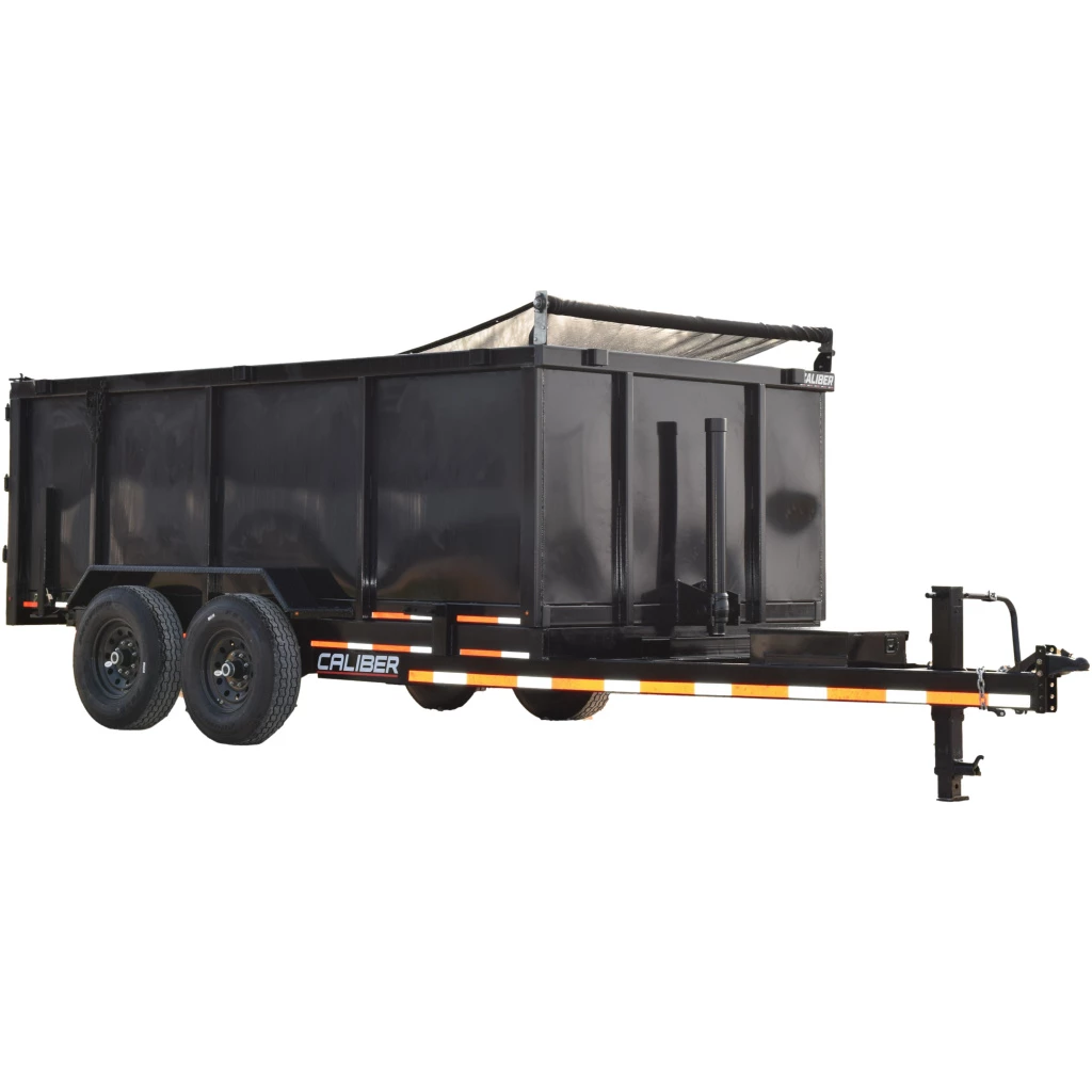 Caliber Trailer Mfg. CA804 Caliber 7X14 Dump Trailer 14K Telescope Lift W/ 4' Sides 3 Caliber Trailer Mfg. CA804 Caliber 7X14 Dump Trailer 14K Telescope Lift W/ 4' Sides