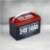 Dakota Lithium 24V 50AH Deep Cycle LifeP04 Battery #DL24V50AH 1 Dakota Lithium 24V 50AH Deep Cycle LifeP04 Battery #DL24V50AH -Load Trail Shop 24V 50Ah quarter on cement 1024x1024 1