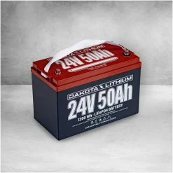 Dakota Lithium 24V 50AH Deep Cycle LifeP04 Battery #DL24V50AH