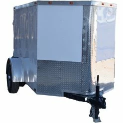 Cynergy Cargo LLC CY200 Cynergy 5x8 Enclosed Trailer SA White