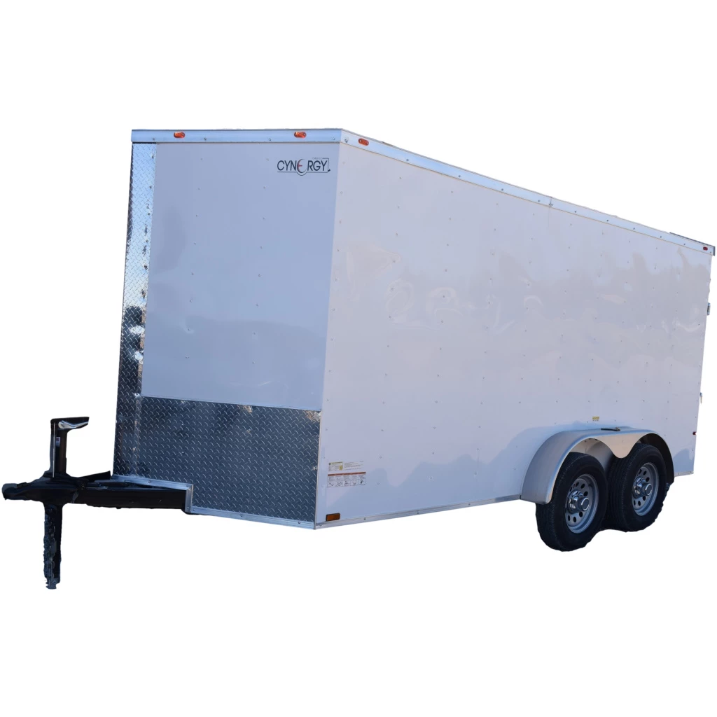 Cynergy Cargo LLC CY215 Cynergy 7x14 Enclosed Trailer TA White 3 Cynergy Cargo LLC CY215 Cynergy 7x14 Enclosed Trailer TA White
