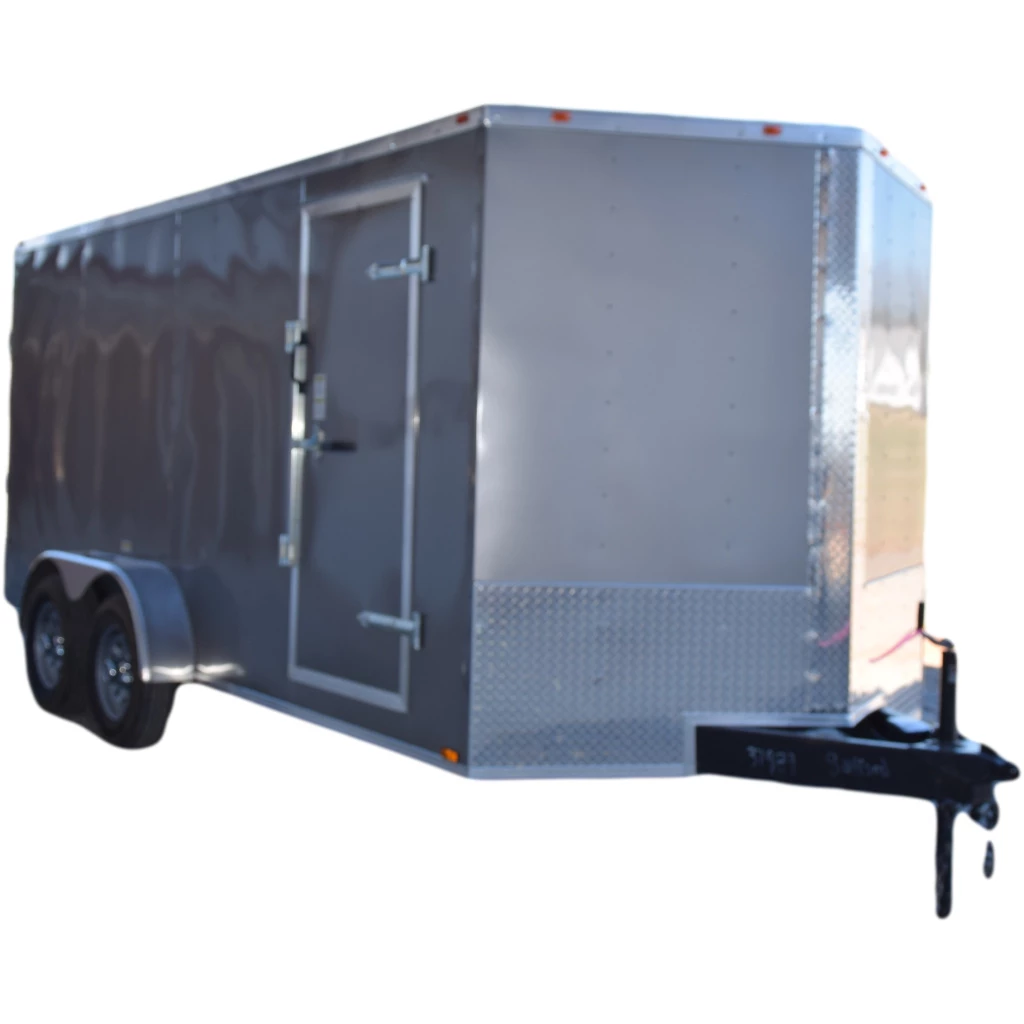 Cynergy Cargo LLC CY220 Cynergy 7x16 Enclosed Trailer TA Pewter 3 Cynergy Cargo LLC CY220 Cynergy 7x16 Enclosed Trailer TA Pewter