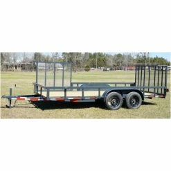 Caliber Trailer Mfg. CA136 Cailber 7x16 Utility Trailer HD W/ Side Gate