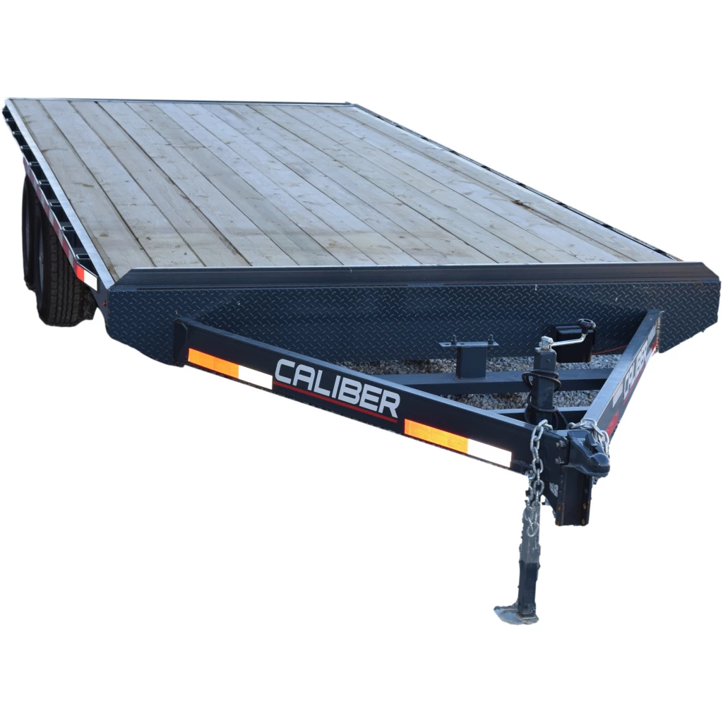 Caliber Trailer Mfg. CA302 Caliber 8x20 Deckover Trailer 10k W/ Slide Ramps 3 Caliber Trailer Mfg. CA302 Caliber 8x20 Deckover Trailer 10k W/ Slide Ramps