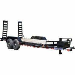 Load Trail LLC LT604 Load Trail 7X18 Car Hauler 14K W/ Fold Ramps