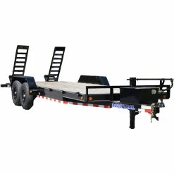 Load Trail LLC LT607 Load Trail 7X22 Car Hauler 14K W/ Fold Ramps