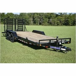 Load Trail LLC LT612 Load Trail 7X20 Car Hauler 10K W/ Split Ramps