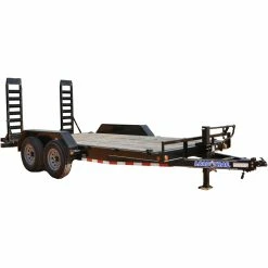 Load Trail LLC LT608 Load Trail 7X16 Car Hauler 14K W/ Fold Ramps