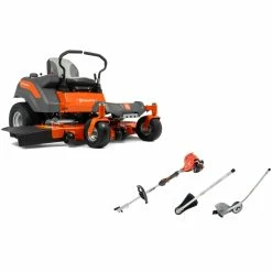Husqvarna Z254F Zero Turn Mower Combo Deal PAS-225VP Trimmer
